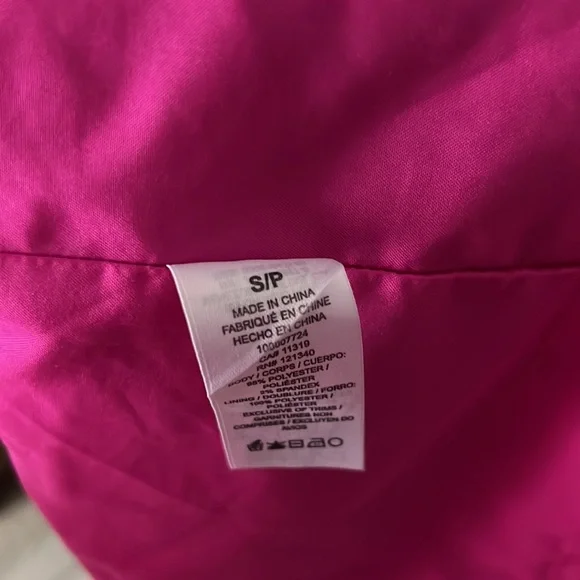 Dynamite skirt fuchsia pink gold zipper detail sexy cute neon flowy stretchy - Picture 6 of 6